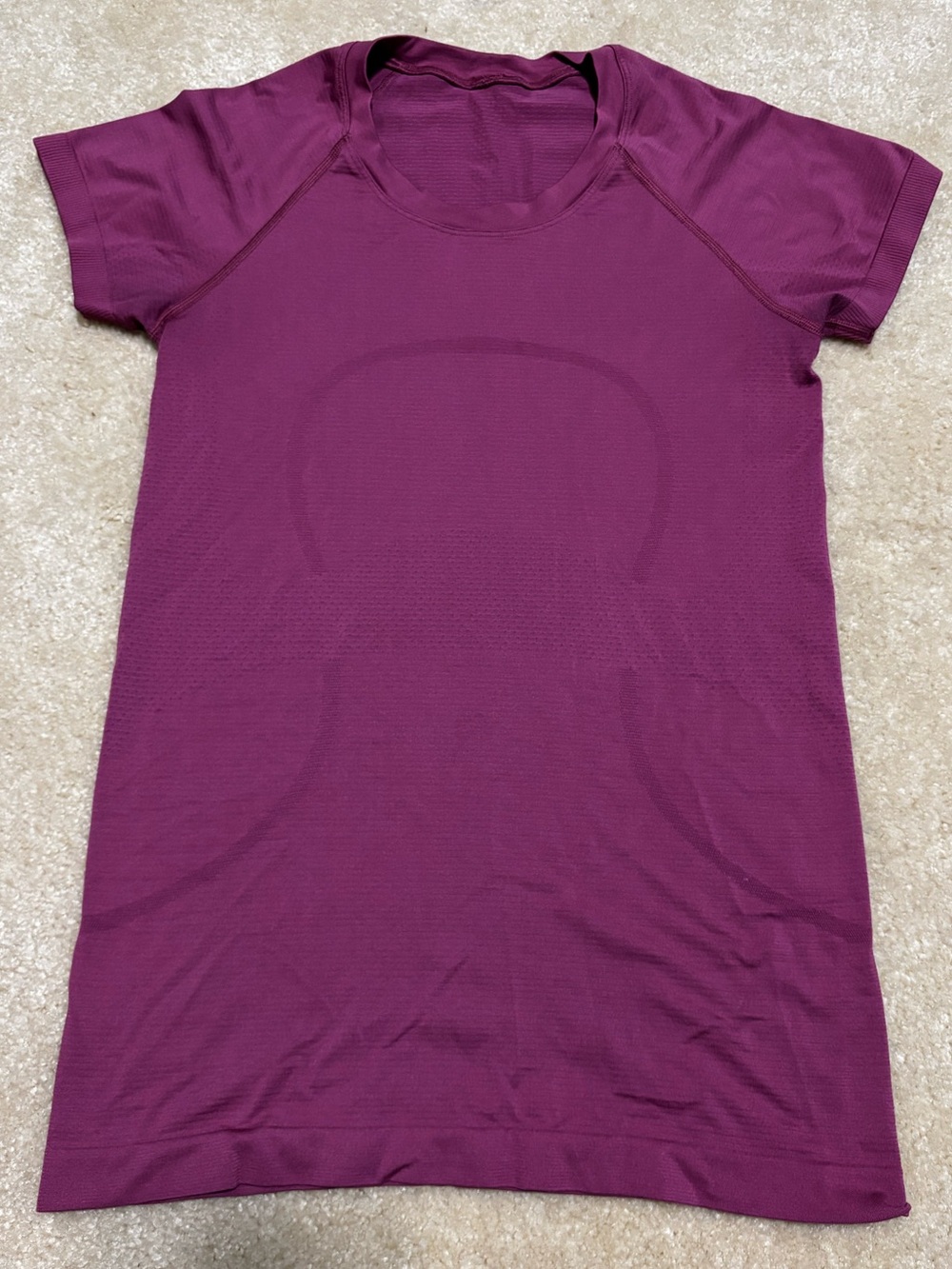 lululemon athletica Short Sleeve Active Tee in Plum